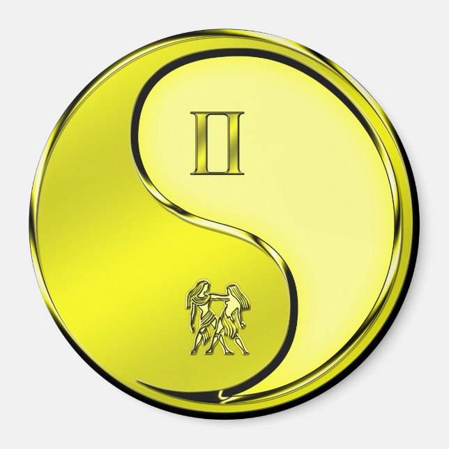 Gemini Twillingarna Magnet (Framsidan)