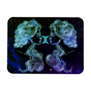 gemini, twillingarna zodiac magnet
