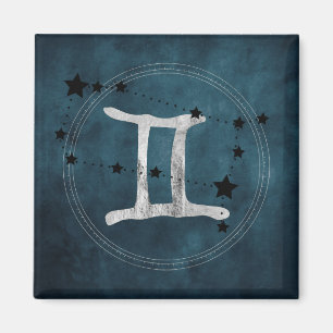 Gemini, Twillingarna zodiac-stjärnor Magnet