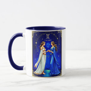Gemini Twillingars Beneath a Starry Himmel Mugg