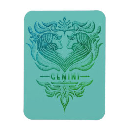Gemini Twillingars Emblem Magnet