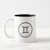 Gemini Twillingars Horoscope Zodiac Sign Mugg