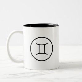 Gemini Twillingars Horoscope Zodiac Sign Mugg