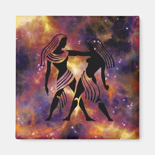 gemini twillingars magnet (Framsidan)