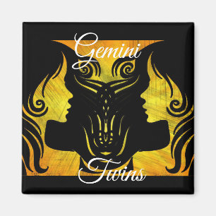 Gemini Twillingars Zodiac Horoscope Sign Magnet