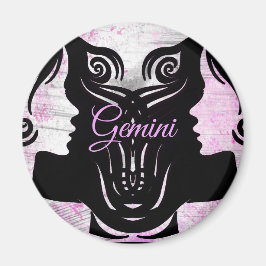 Gemini Twillingars Zodiac Horoscope Sign Magnet