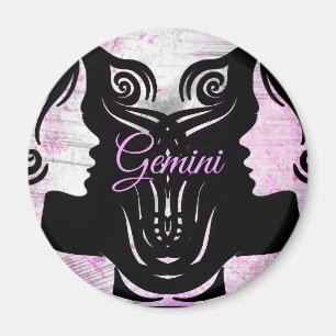 Gemini Twillingars Zodiac Horoscope Sign Magnet