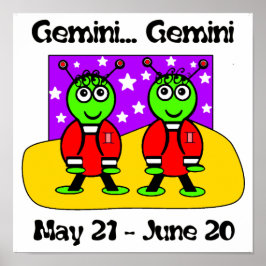 Gemini Twin Cuties Poster