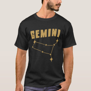 Gemini u2013 Golden Gult Constellation Vintage Z T Shirt