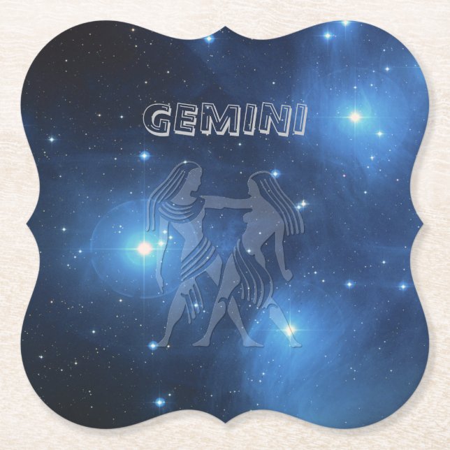 Gemini Underlägg Papper (Framsida)