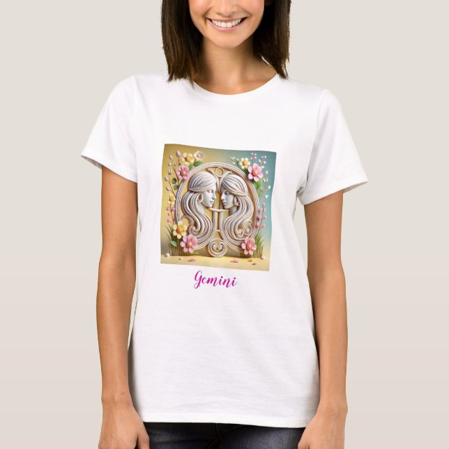Gemini - Vår Awakening Zodiac Tee (Framsida)