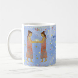 Gemini vintage zodiac kaffemugg