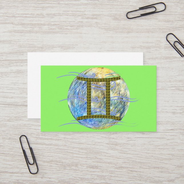 Gemini Visitkort (Fram/Back In Situ)