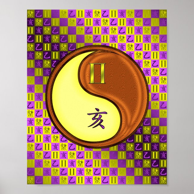 Gemini & Wood Boar Poster (Framsidan)