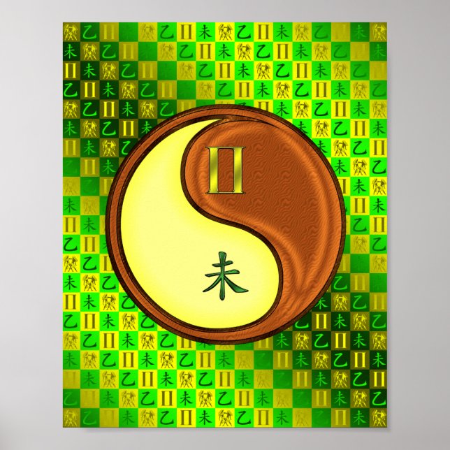 Gemini & Wood Goat Poster (Framsidan)