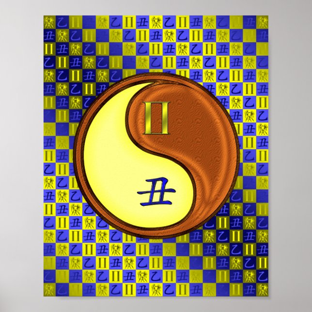 Gemini & Wood Ox Poster (Framsidan)