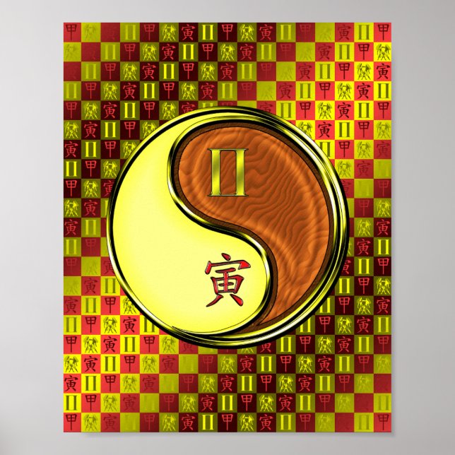 Gemini & Wood Tiger Poster (Framsidan)