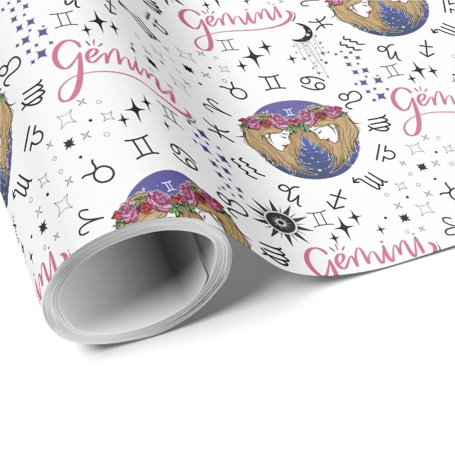 Gemini Wrapping Papper Presentpapper (Rullad Hörn)