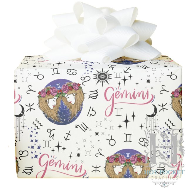 Gemini Wrapping Papper Presentpapper (Skapare uppladdad)