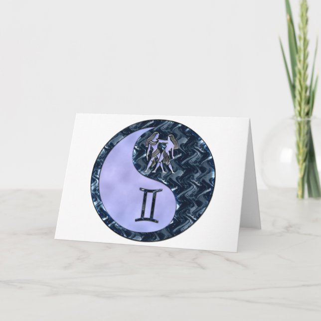 Gemini Yin Yang Kort (Framsida)