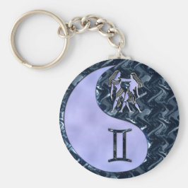 Gemini Yin Yang Nyckelring