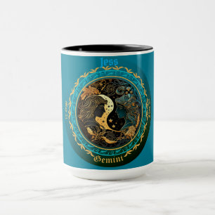 Gemini Zodiac Anpassningsbar Mugg