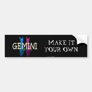 Gemini zodiac bildekal