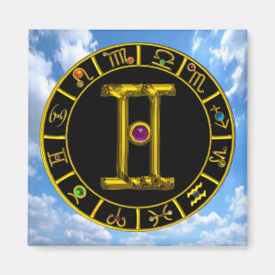 GEMINI/ZODIAC BIRTHDAY SIGNS MAGNET