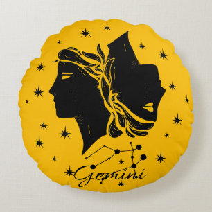 Gemini Zodiac Dekorativ kudde