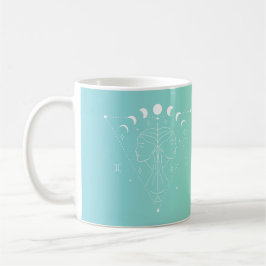Gemini zodiac horoscope stjärntecken gradient kaffemugg