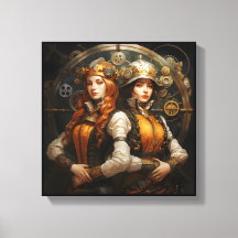 Gemini Zodiac Konst Canvas