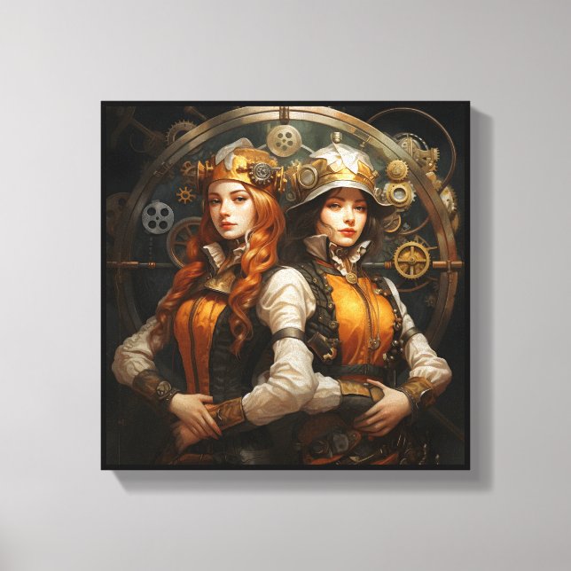 Gemini Zodiac Konst Canvas (Framsida)