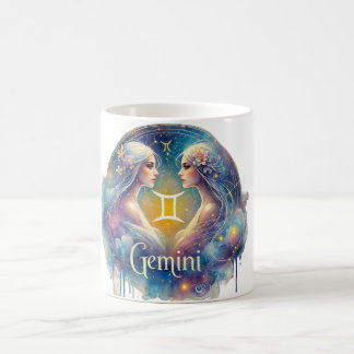 Gemini Zodiac Mugg - Enchanting & Celestial Design