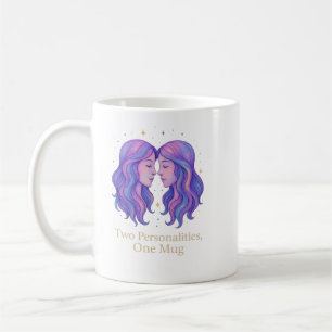 Gemini Zodiac-mugg – Roligt Gemini-present – Paste Kaffemugg