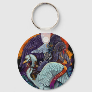 Gemini~zodiac Nyckelring