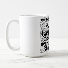 Gemini Zodiac Ord Cloud Inspiration Mugg