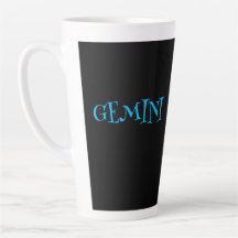 GEMINI ZODIAC SIGN COFFEE Latte Mugg