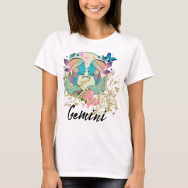 Gemini Zodiac Sign Horoscope Astrology Kvinnor T Shirt