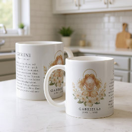 Gemini Zodiac Sign Horoscope Personalized Gift Kaffemugg