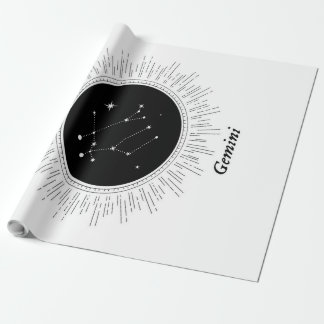 Gemini Zodiac Signs Canvas | Underbara skisser för Presentpapper