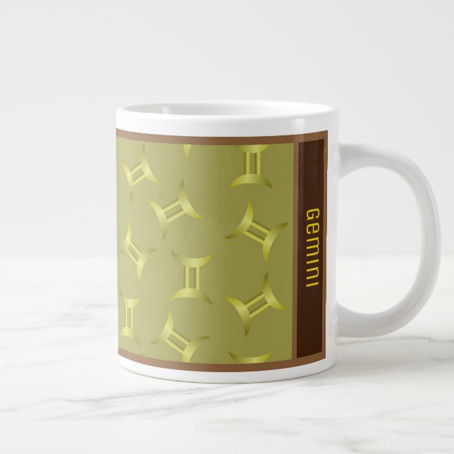 Gemini Zodiac Specialty Mugg Jumbo Mugg (Höger)