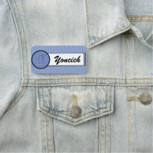 Gemini Zodiac Symbol Inslag av Kenneth Yoncich Namnbricka