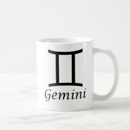 "Gemini" Zodiac-tecken Kaffemugg