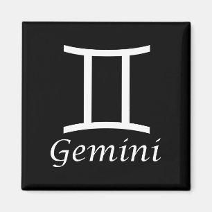 "Gemini" Zodiac-tecken Magnet