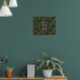 Gemini Zodiac-tecken på Grönt Digital Camo Poster (Living Room 1)
