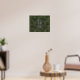Gemini Zodiac-tecken på Grönt Digital Camo Poster (Living Room 3)