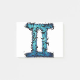Gemini Zodiac-tecken Post-it Block