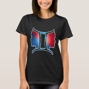 Gemini Zodiac-tecken T Shirt