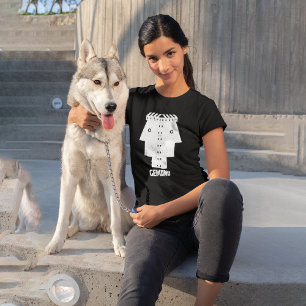 Gemini Zodiac-tecken T Shirt