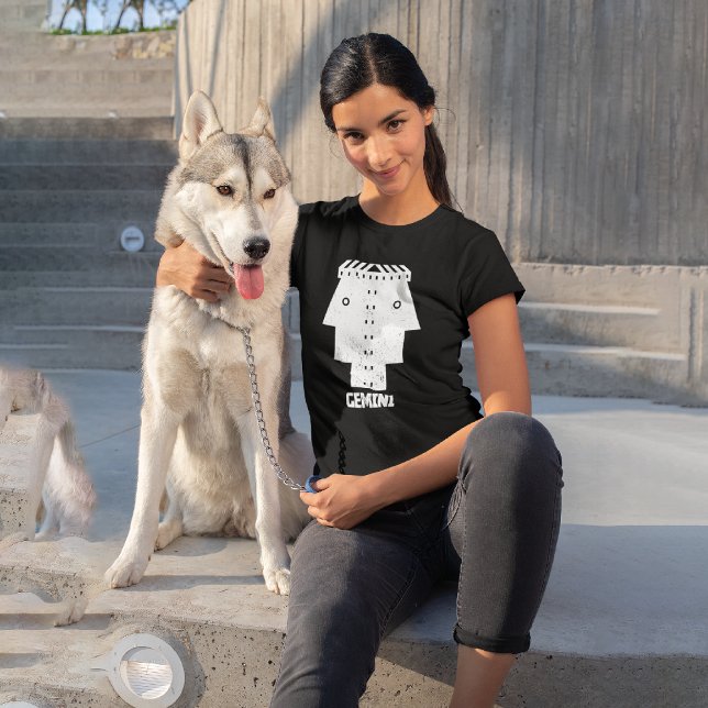 Gemini Zodiac-tecken T Shirt (Skapare uppladdad)